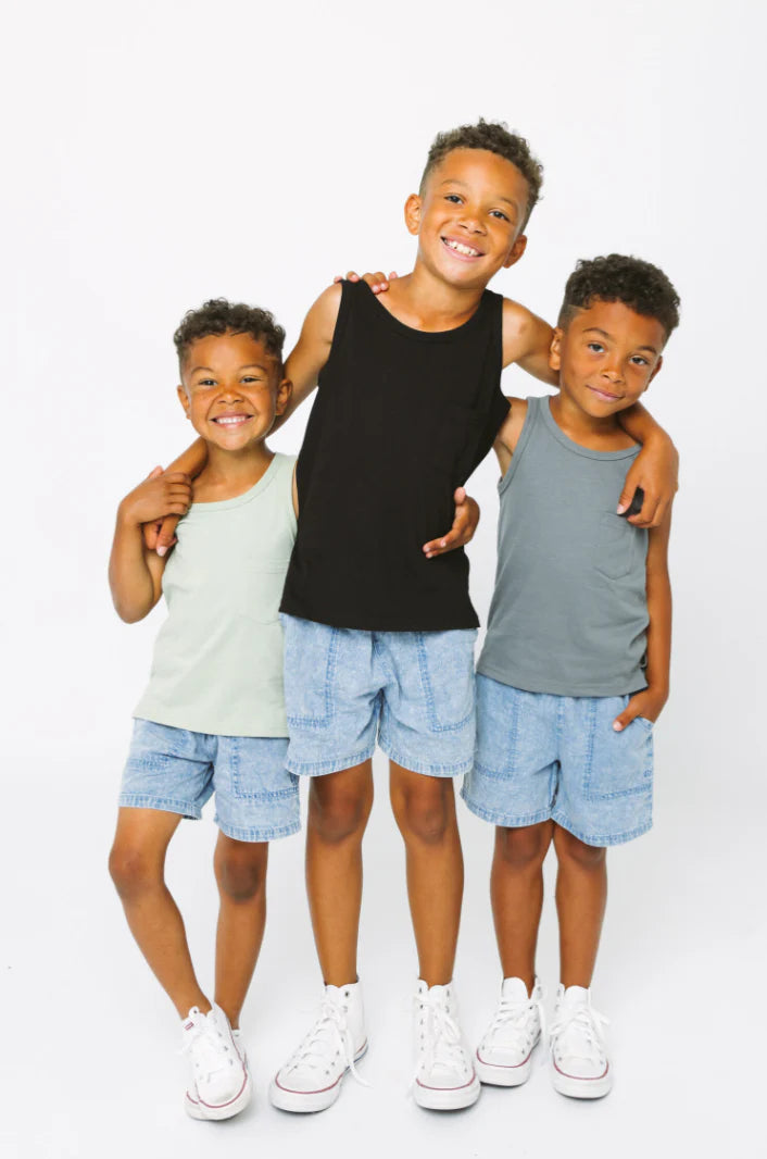 Little Bipsy Boy's Chambray Short