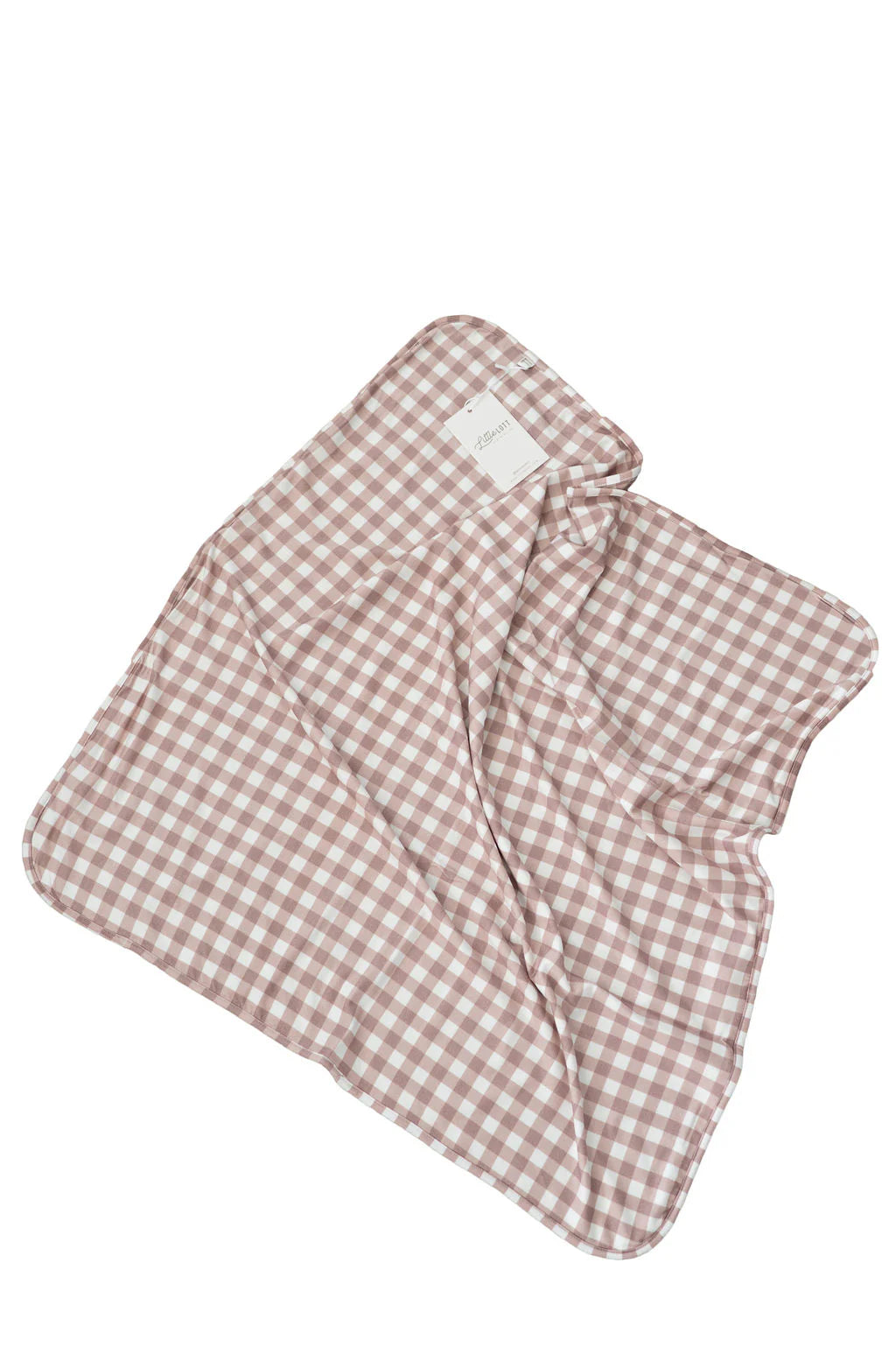 Little Lott Co. Bamboo Everything Blanket || Brown Gingham