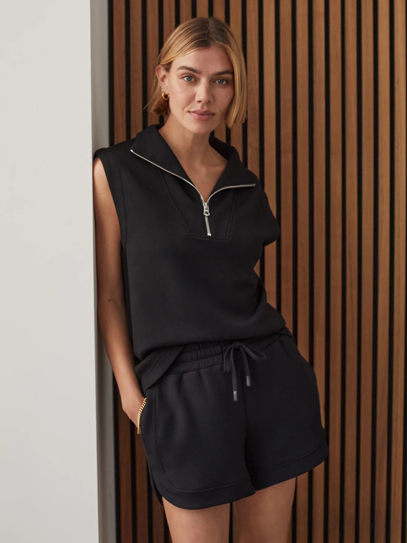 Varley Ollie High RIse Short 3.5 || Black