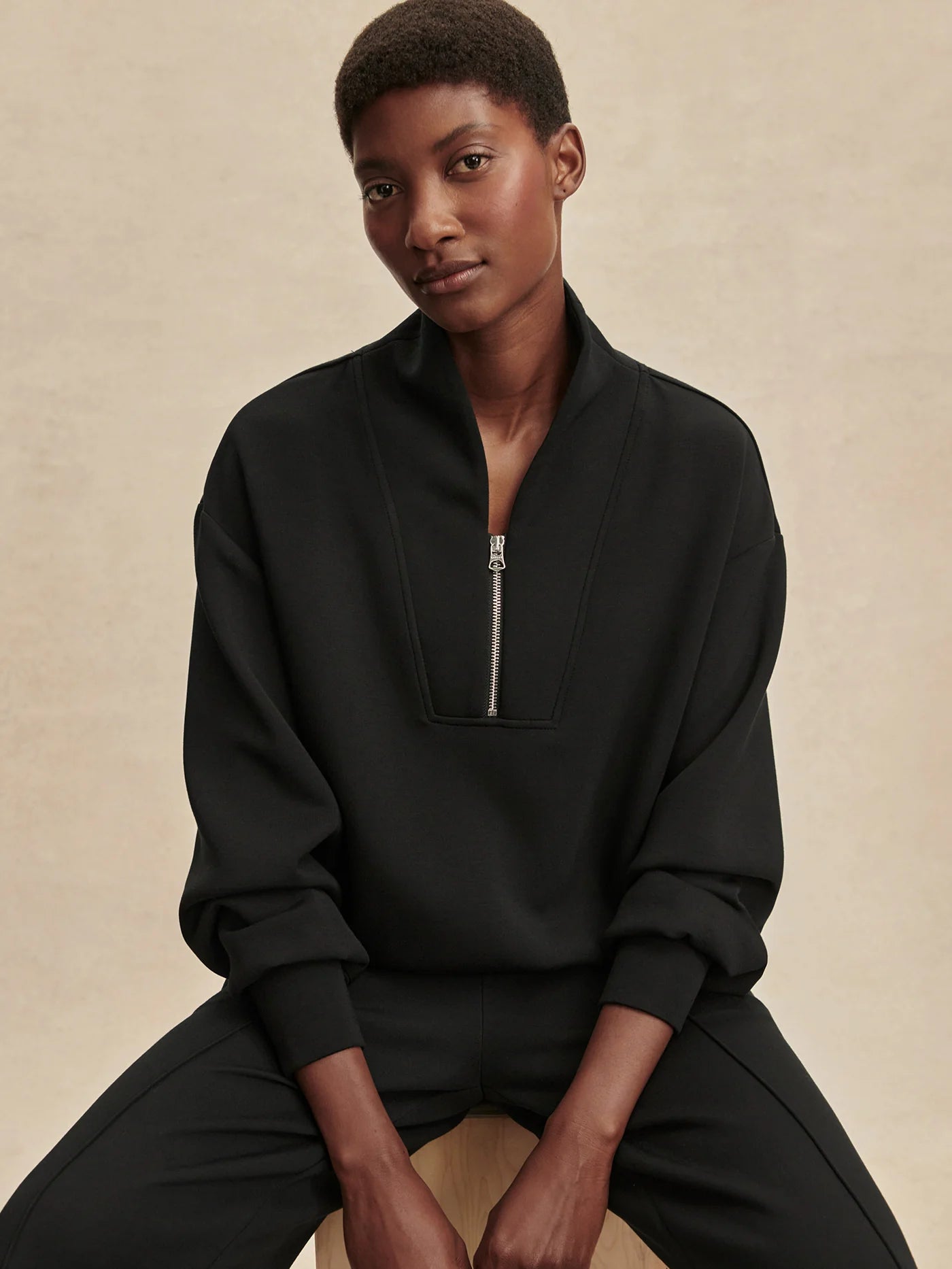 Varley Davidson Sweat || Black