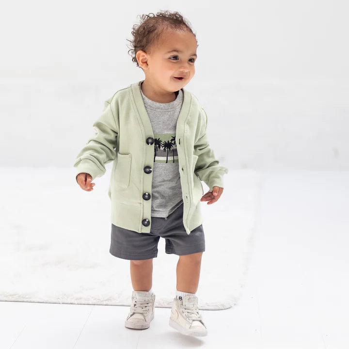 Little Bipsy Cardigan || Sage