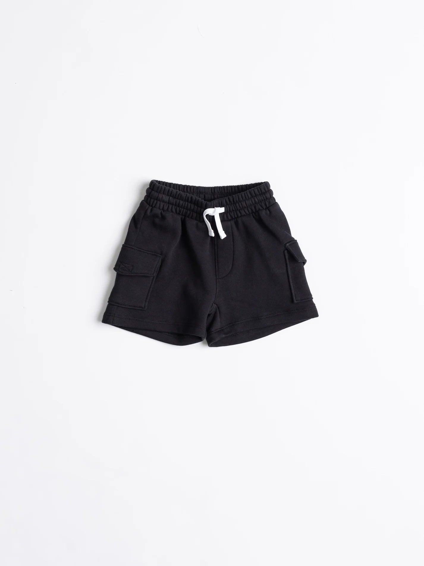 Little Bipsy Cargo Sweatshort || Black