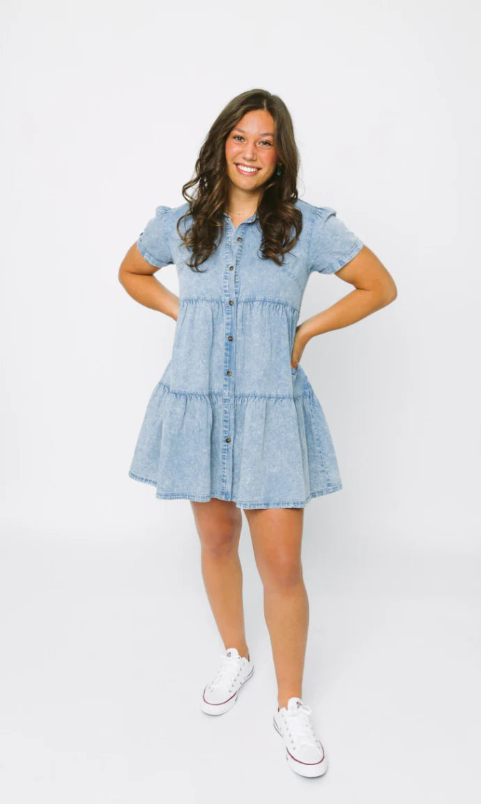 Little Bipsy Ladies Chambray Dress