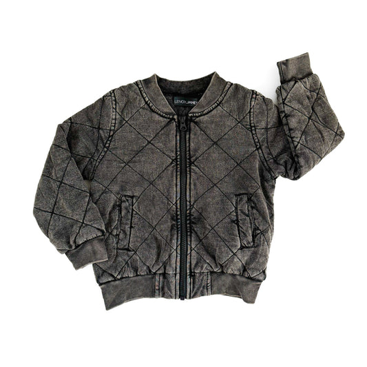 Lenox James Bomber Jacket || Charcoal