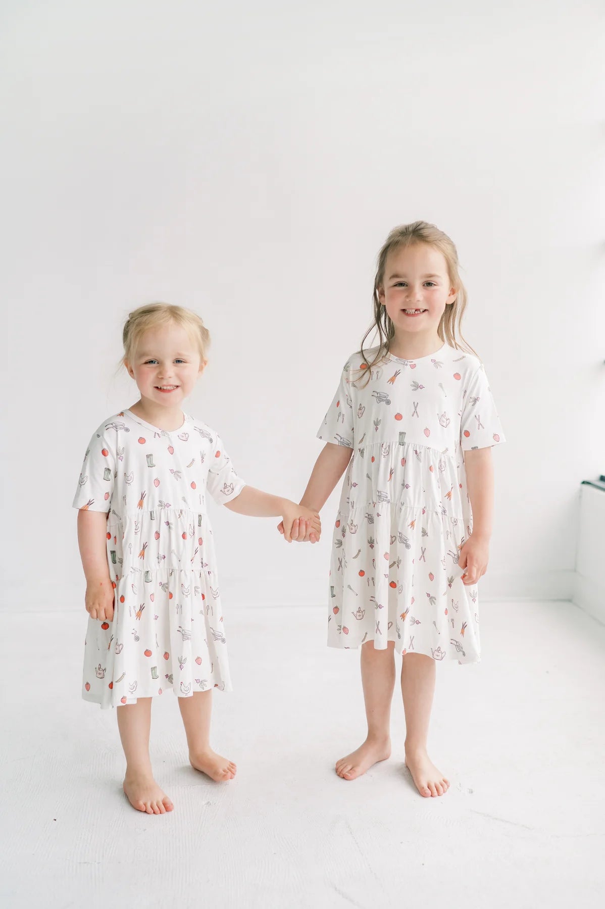 Little Lott Charlotte Tiered Dress || Tiny Gardeners