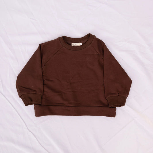 Roobear Crewneck || Coffee Brown