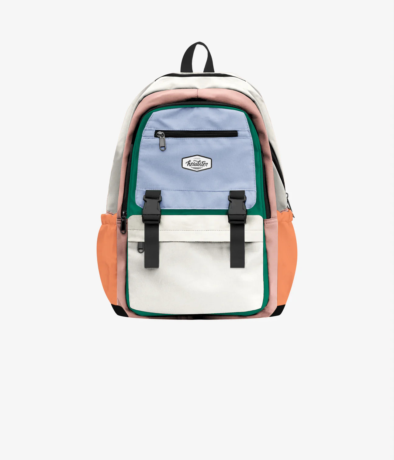 Headster Colorblock Backpack || White Sand