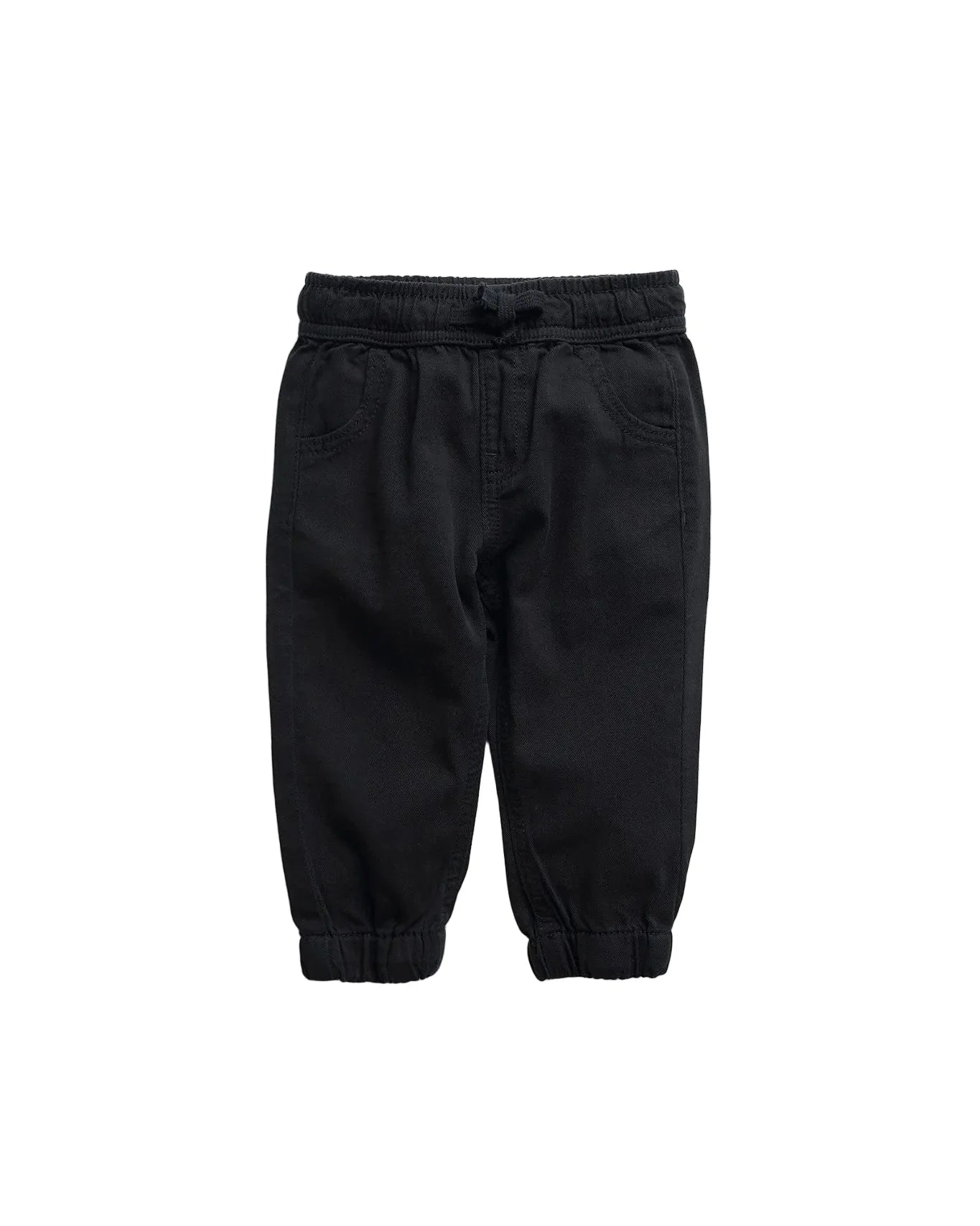 Little Bipsy Cotton Twill Jogger || Black