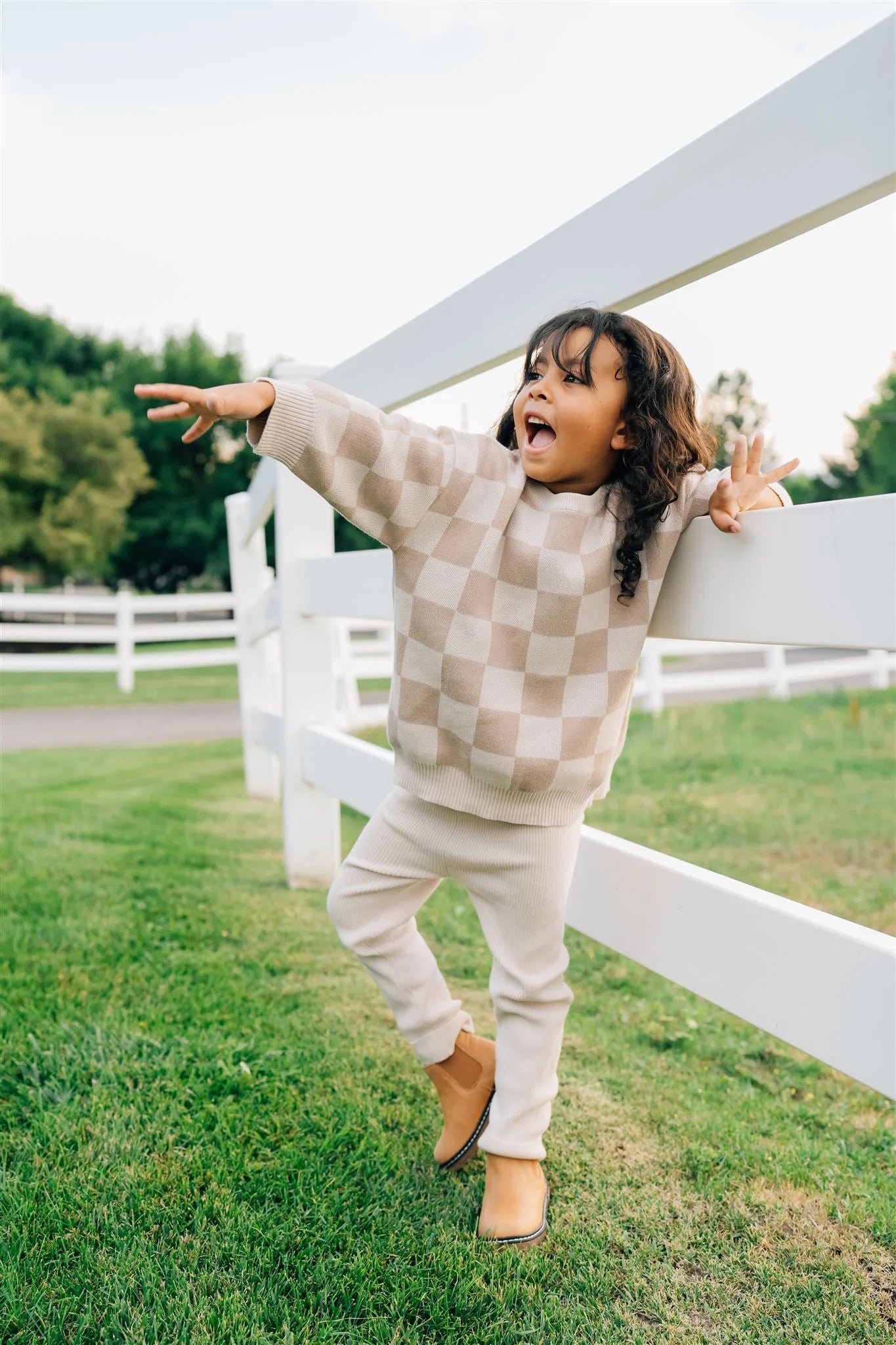Cream baby leggings discount
