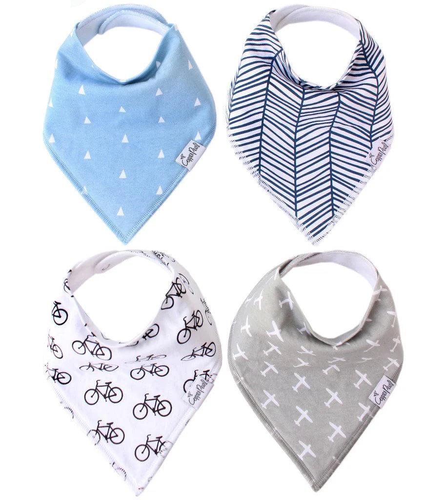 Copper Pearl Baby Bandana Bibs || Cruise