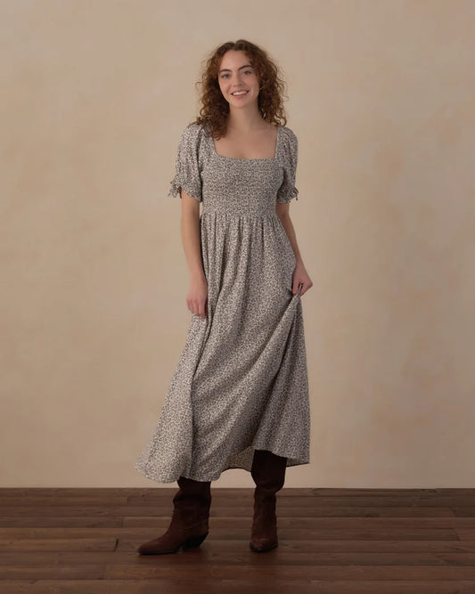 Rylee + Cru Women's Dallas Dress || Slate Floral