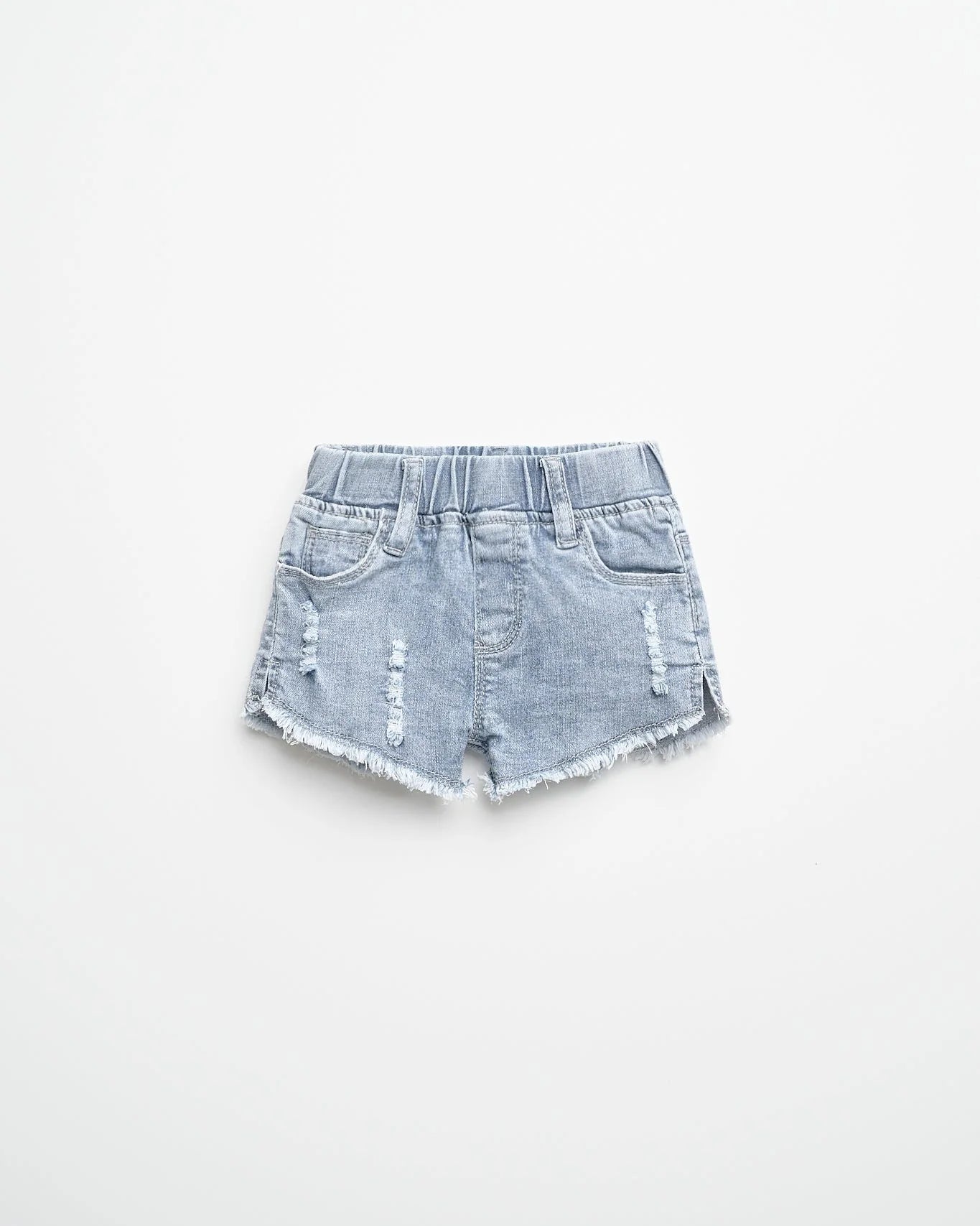 Little Bipsy Denim Shorties || Light Wash