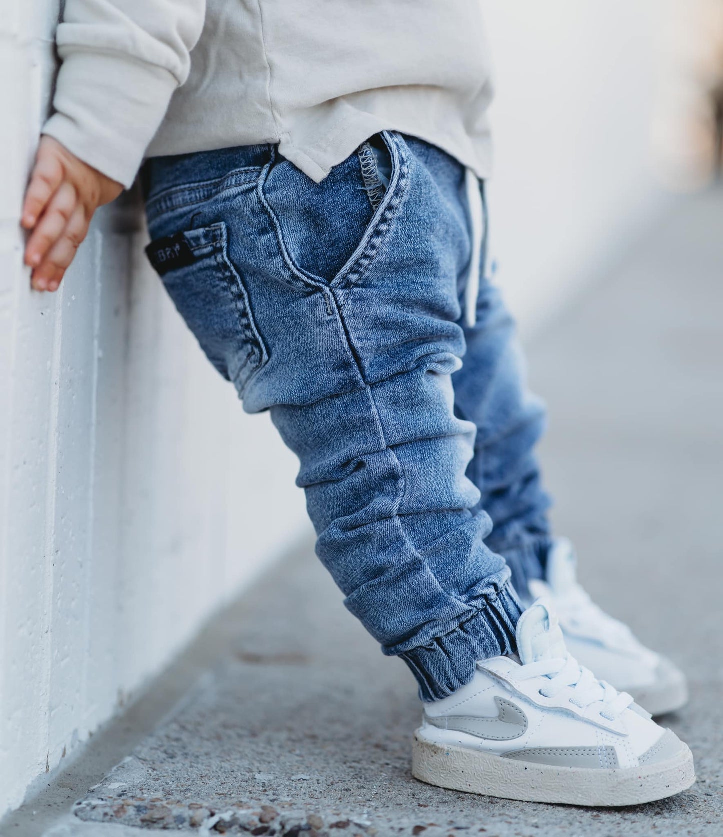 Little Bipsy Denim Jogger