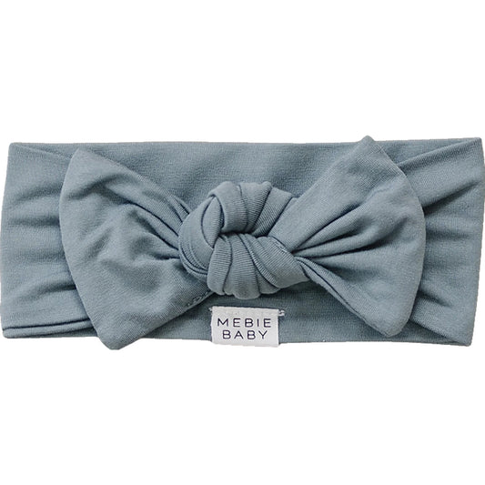 Mebie Baby Bamboo Head Wrap || Dusty Blue