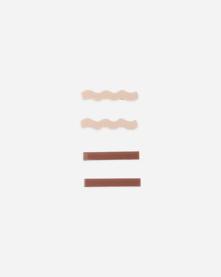 Rylee + Cru Wavy Clip Set || Mulberry