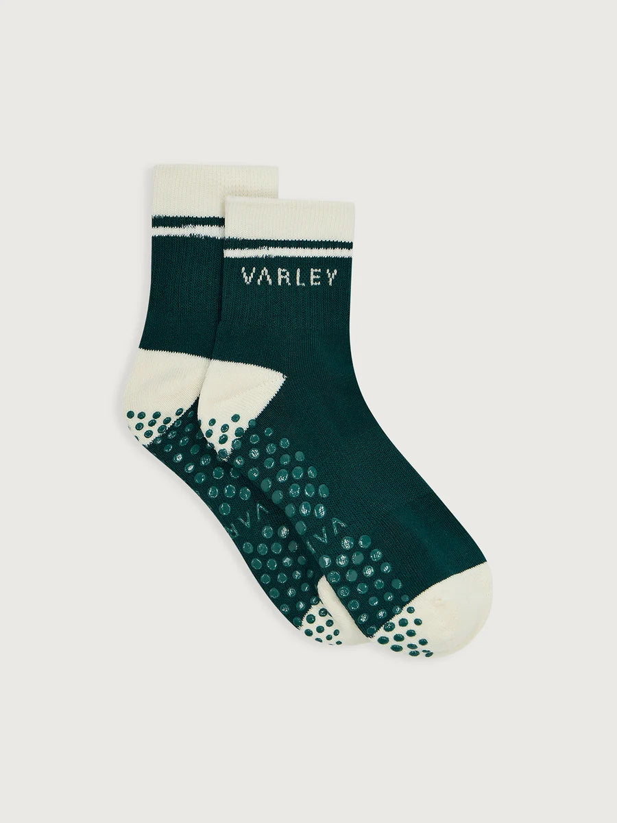 Varley Greyson Half Crew Zip Sock || Ponderosa Pine