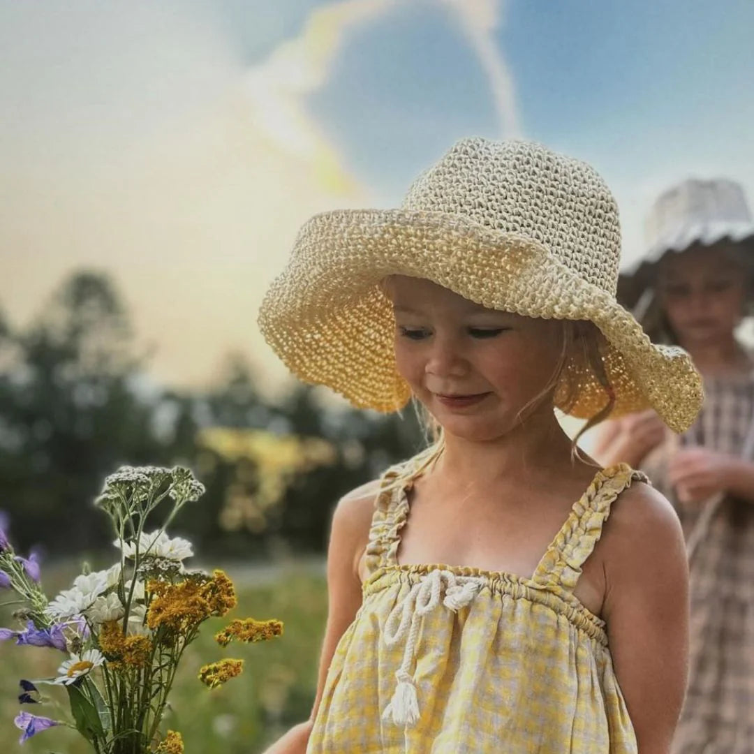 fini. The Label Straw Hat
