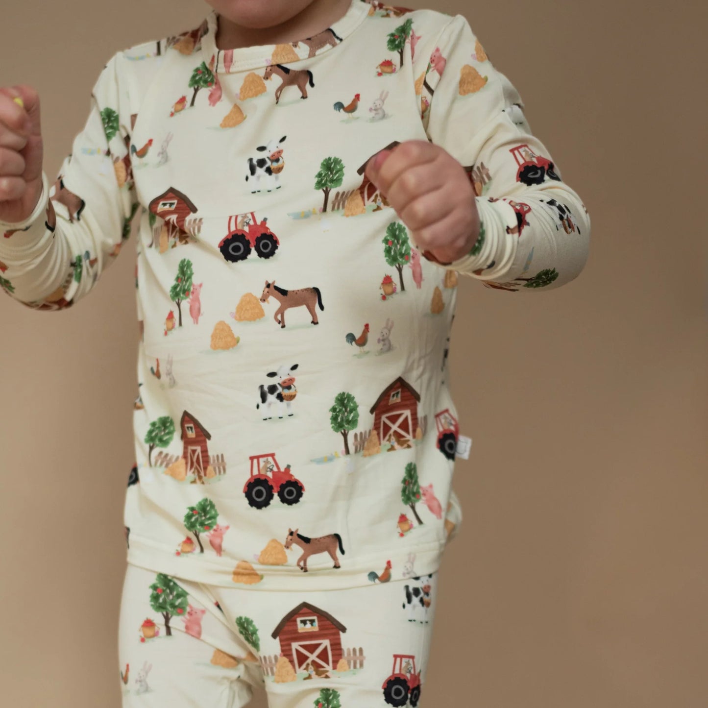 Roobear Bamboo Two-Piece PJs || Easter on the Farm