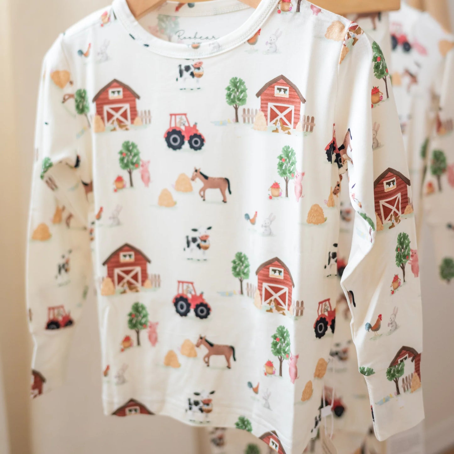 Roobear Bamboo Two-Piece PJs || Easter on the Farm