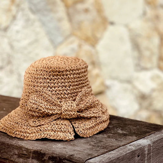 fini. The Label Bow Peep Straw Hat