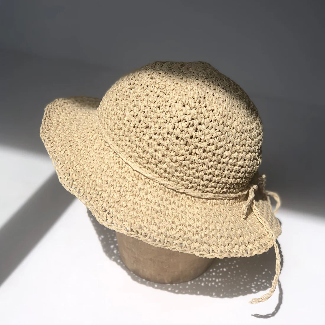 fini. The Label Straw Hat