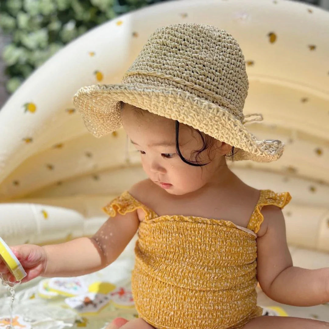 fini. The Label Straw Hat
