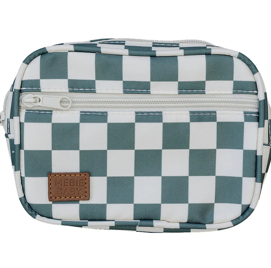 Mebie Baby Fanny Pack || Green Checkered