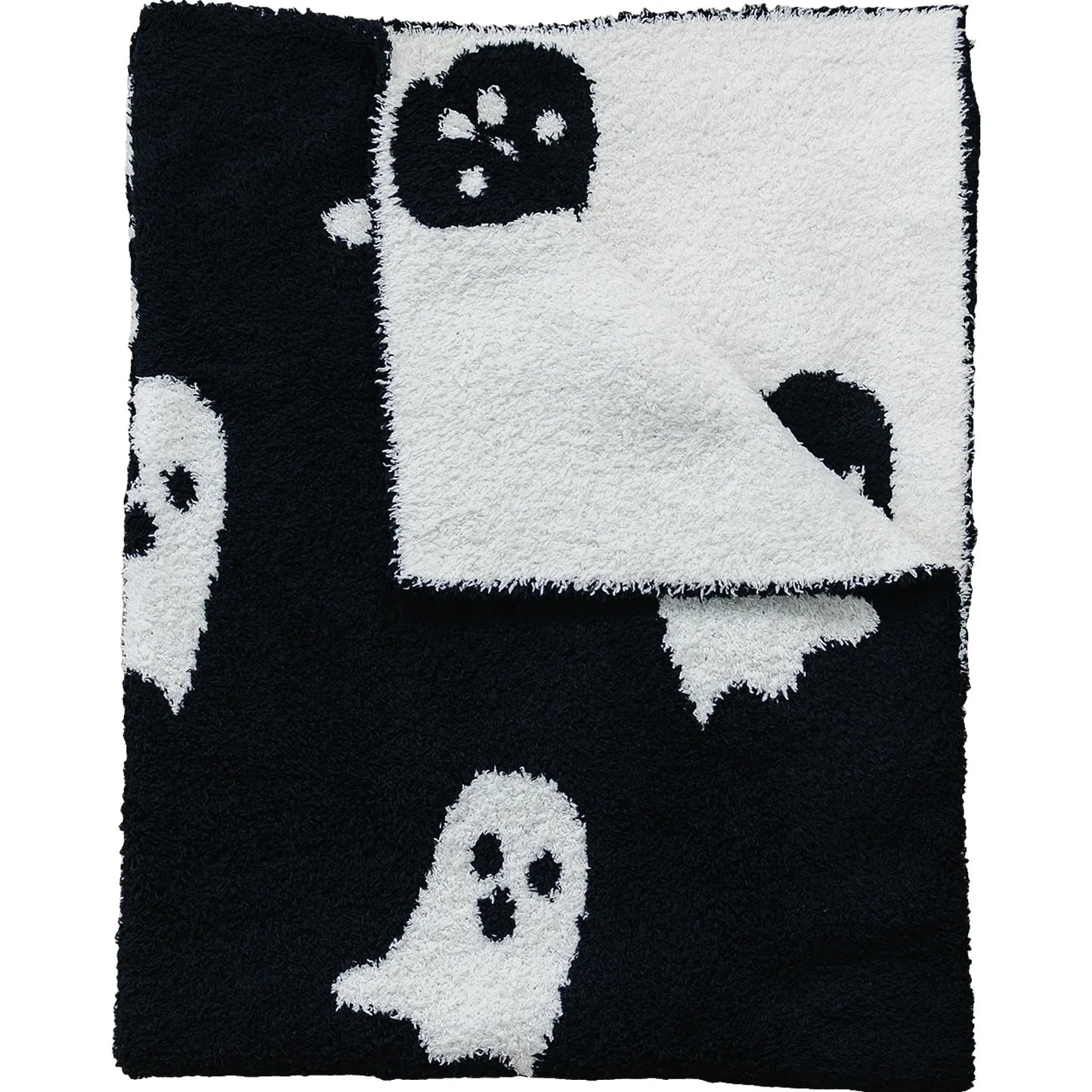 Mebie Baby Plush Baby Blanket || Ghosts