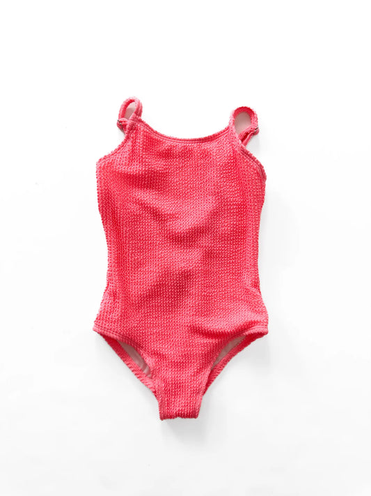 Little Bipsy Girl's Swimsuit || Neon Pink