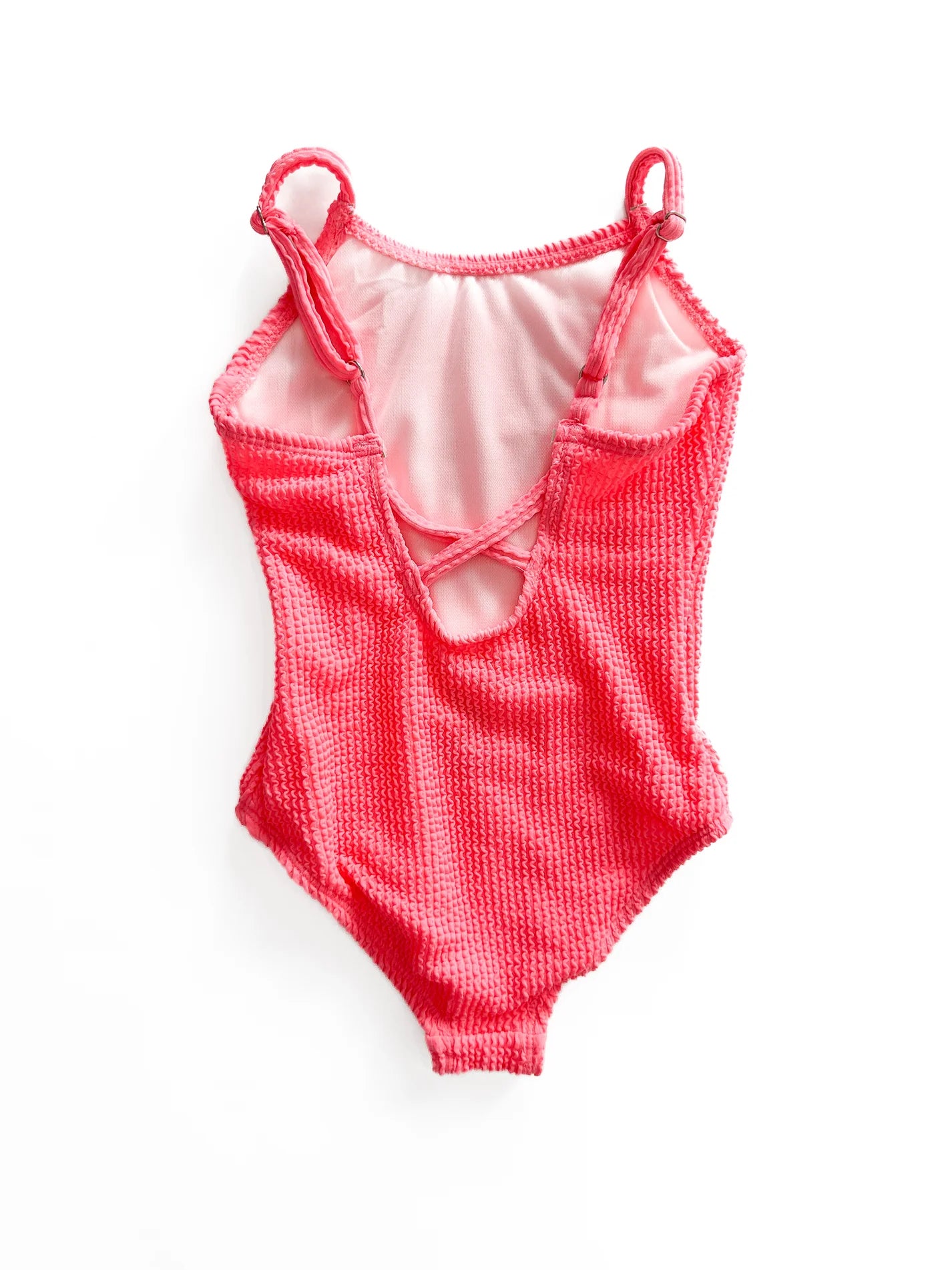 Little Bipsy Girl's Swimsuit || Neon Pink