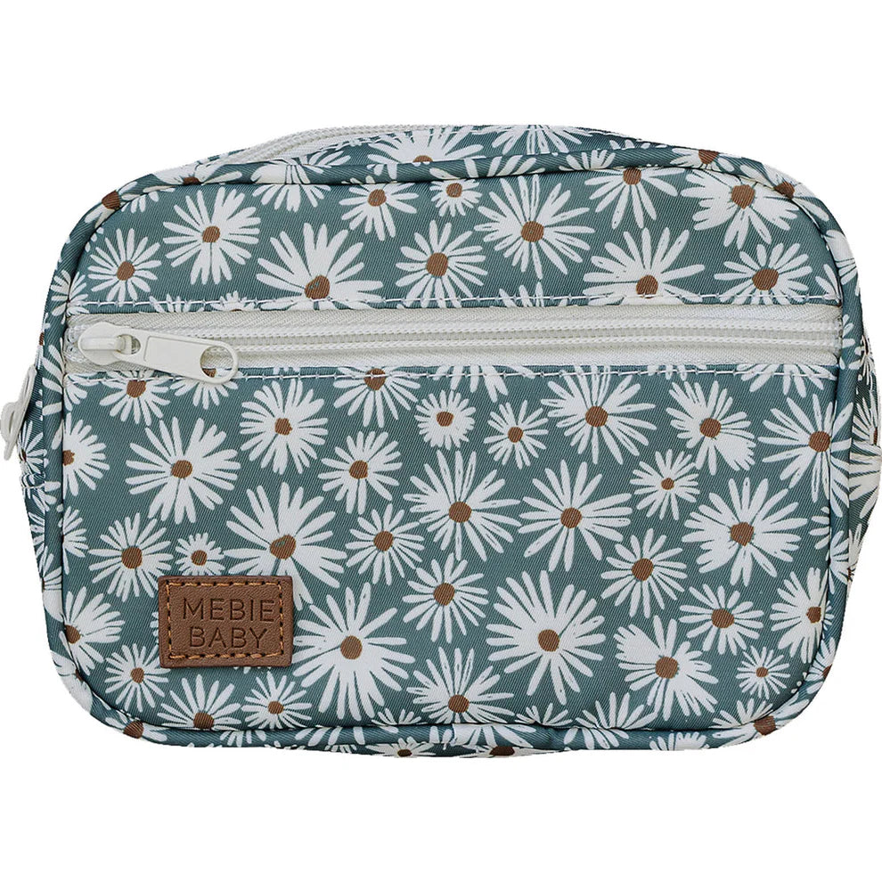 Mebie Baby Fanny Pack || Green Daisy