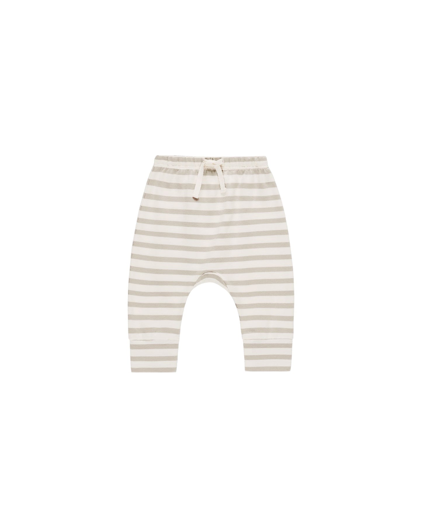 Quincy Mae Drawstring Pant || Grey Stripe