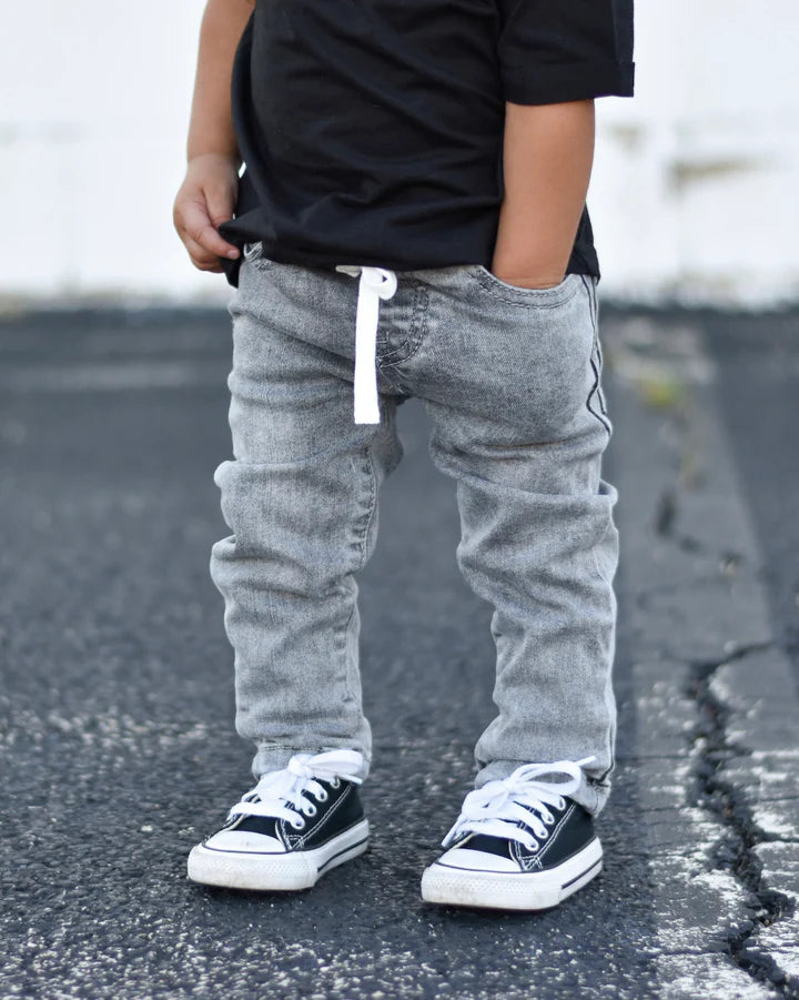 Little Bipsy Grey Wash Denim