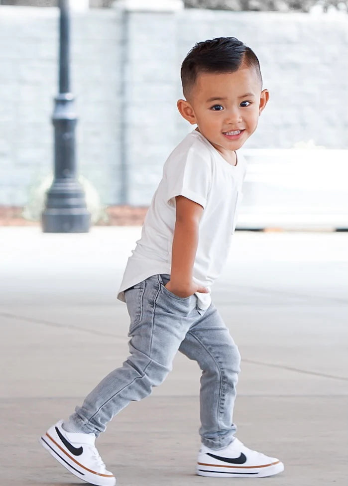 Little Bipsy Grey Wash Denim