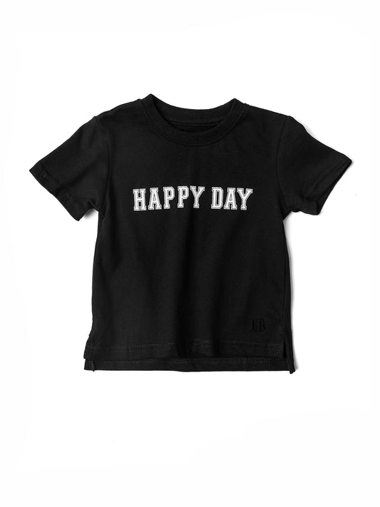 Little Bipsy Happy Day Elevated Tee || Black