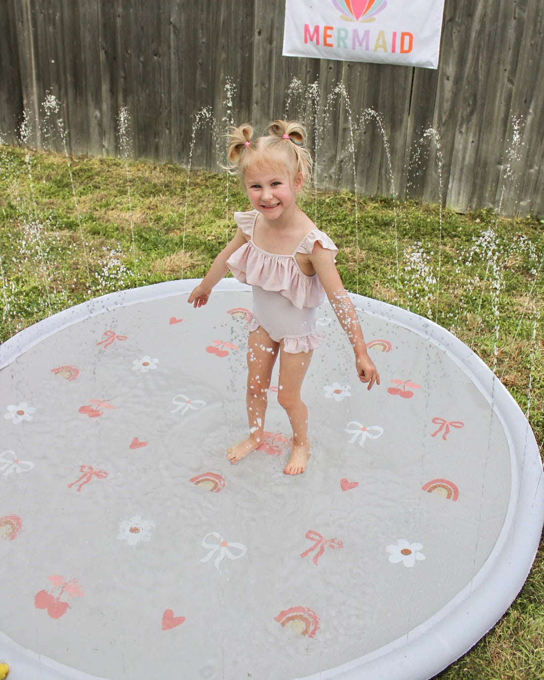 Cherry Pick Splash Pad || Bows + Bloom
