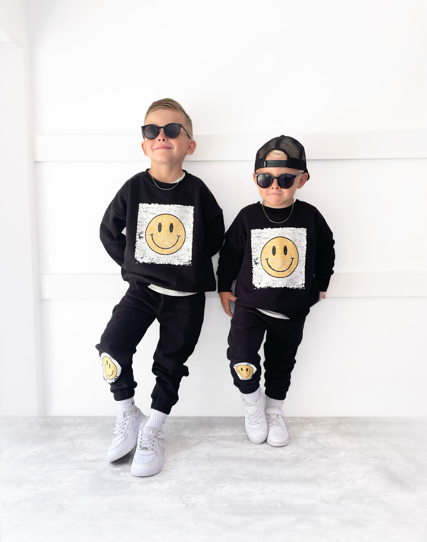 Little Bipsy Smiley Elevated Crewneck