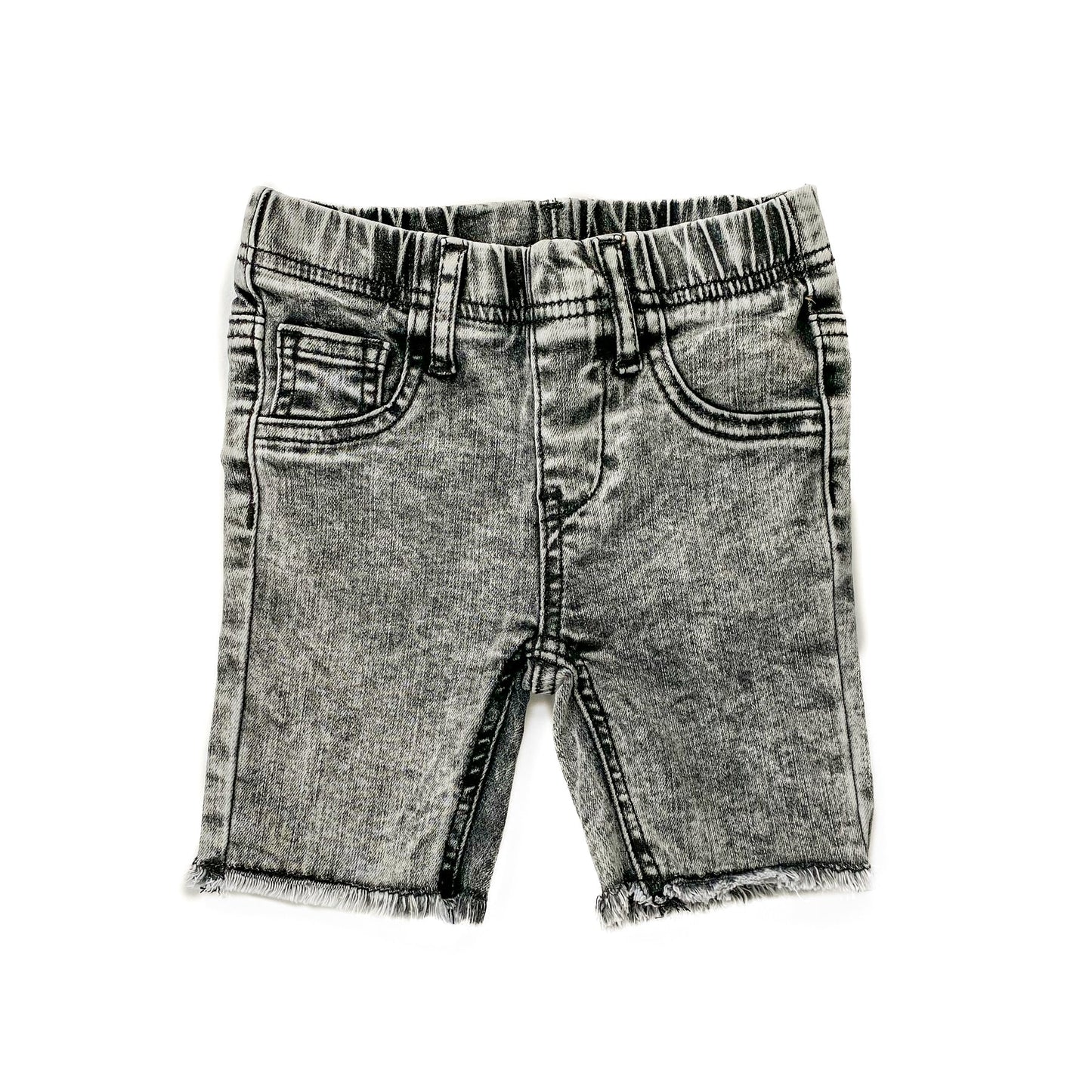Lenox James Denim Shorts || Grey