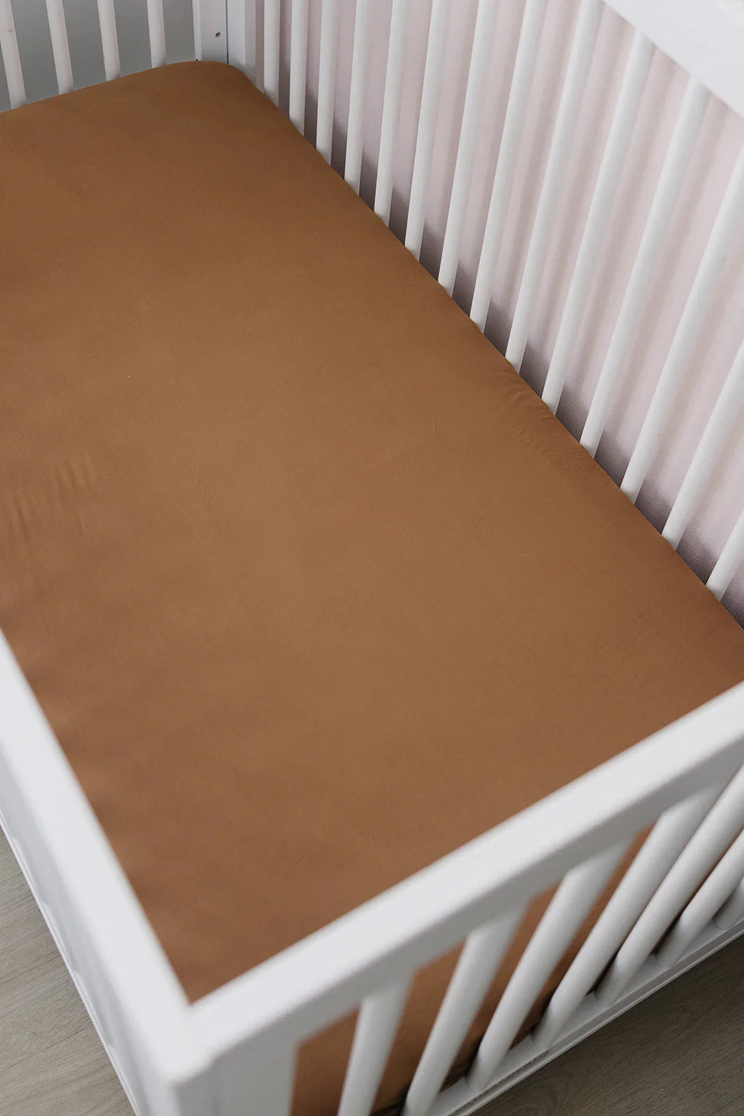 Mebie Baby Bamboo Stretch Crib Sheet || Mustard