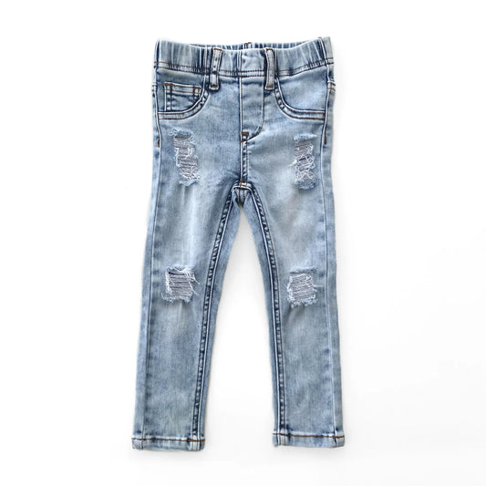 Lenox James Distressed Jeans || Light wash