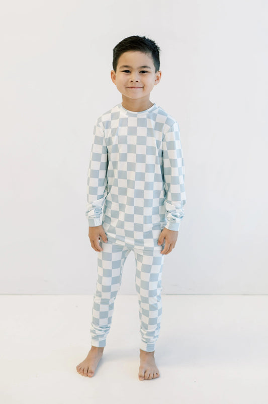 Little Lott Bamboo Lounge Set || Checker