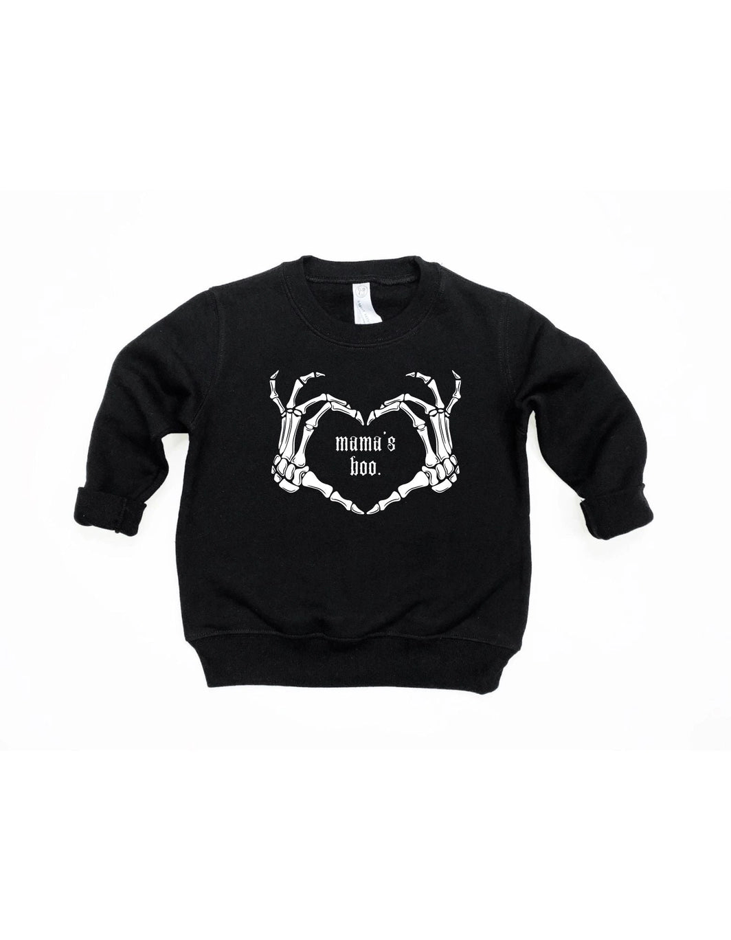 Saved By Grace ||Mama's Boo Skeleton Hands Pullover