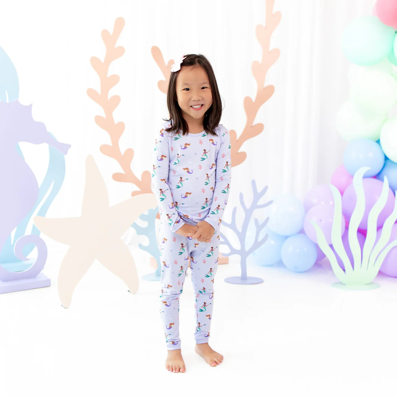 Kyte Baby Long Sleeve Pajamas || Mermaid