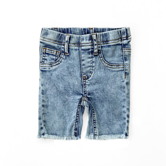 Lenox James Denim Shorts || Midwash