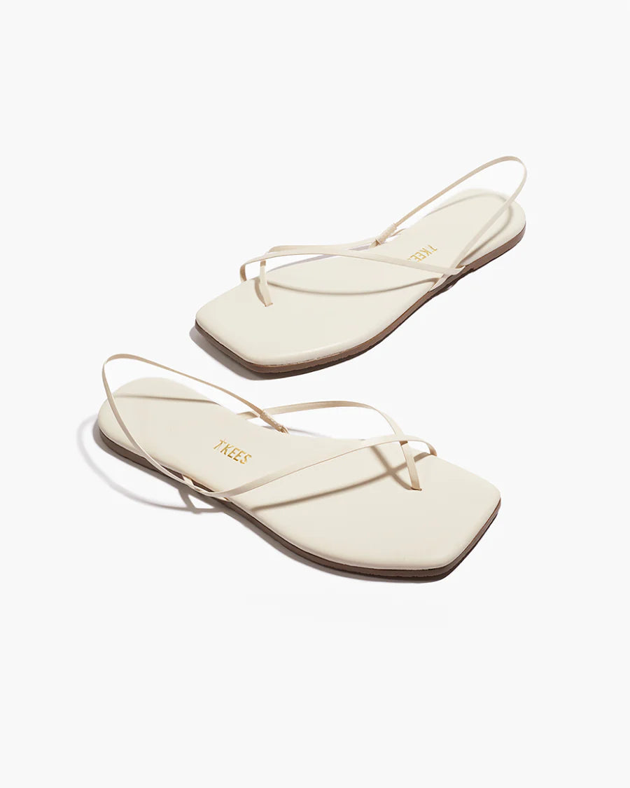 Tkees Square Toe Millie || Cream