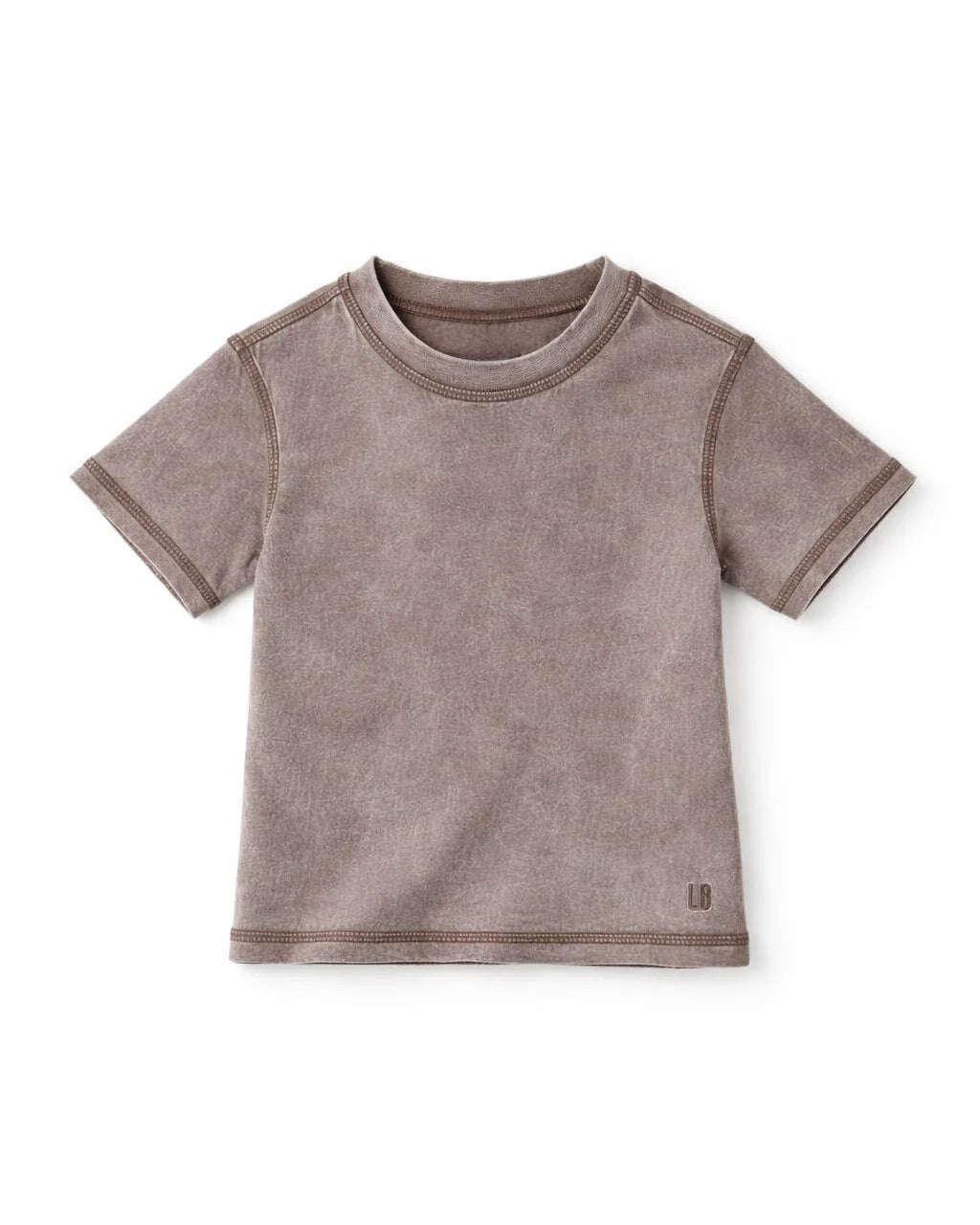 Little Bipsy Mineral Wash Tee ||Taupe