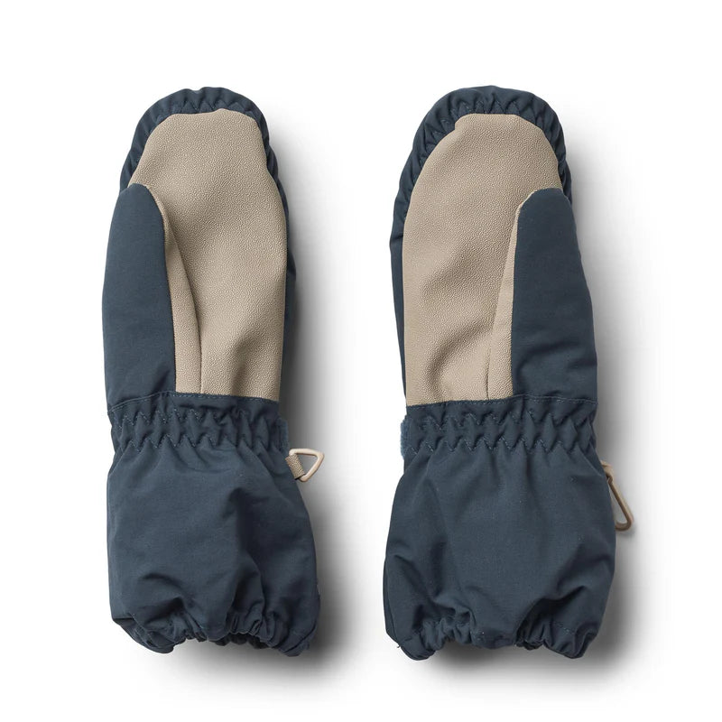 Wheat Kids Mittens Tech || Dark Blue