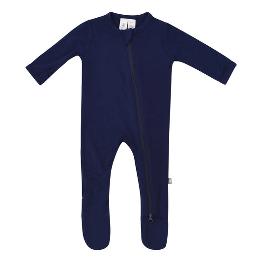 Kyte Baby Zippered Footie || Navy