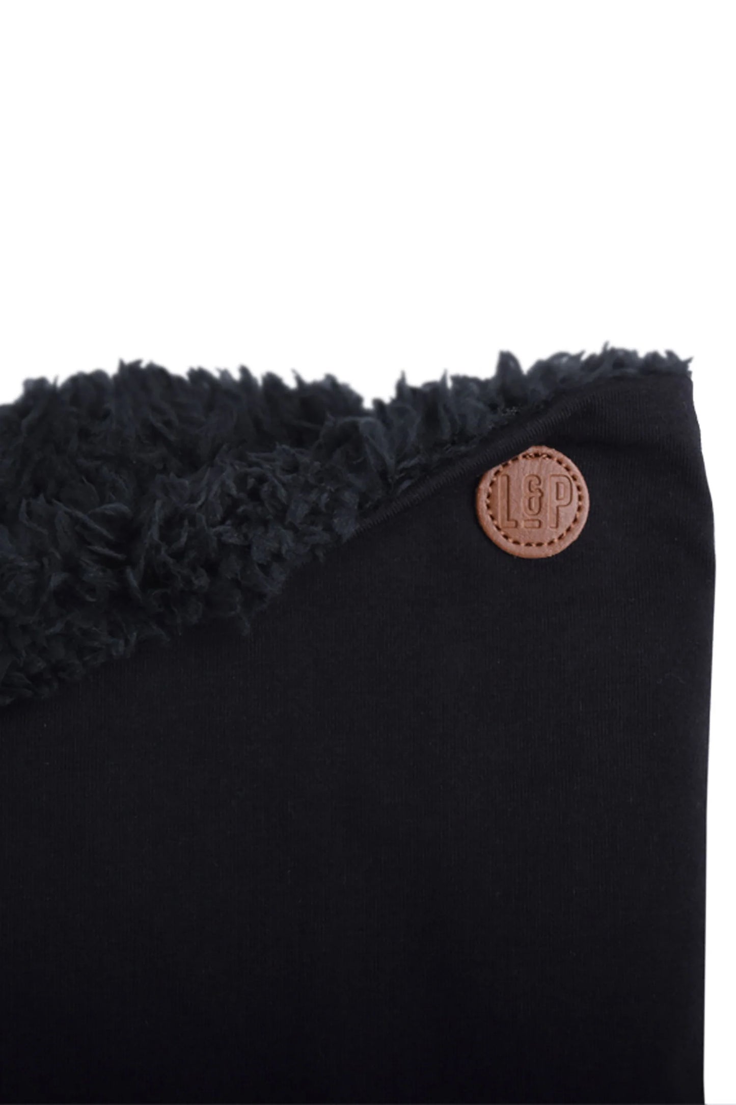 L&P Sherpa Lined Neck Warmer || Black