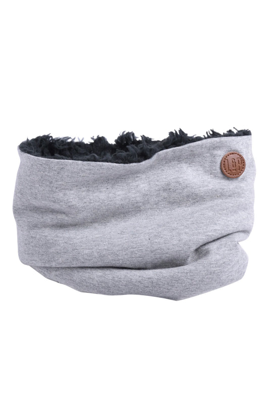 L&P Sherpa Lined Neck Warmer || Grey